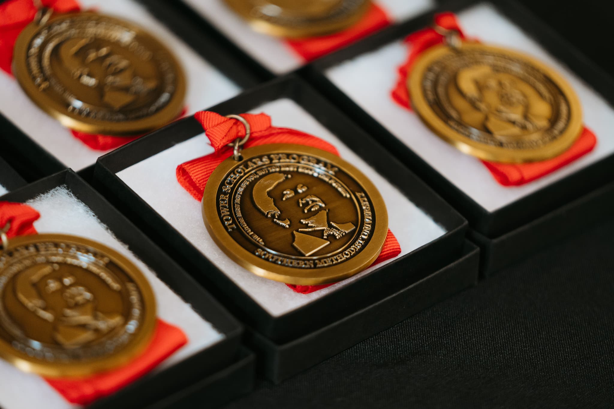 smu tower scholar award medal.